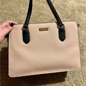 Kate Spade Leather Satchel Nude Purse
